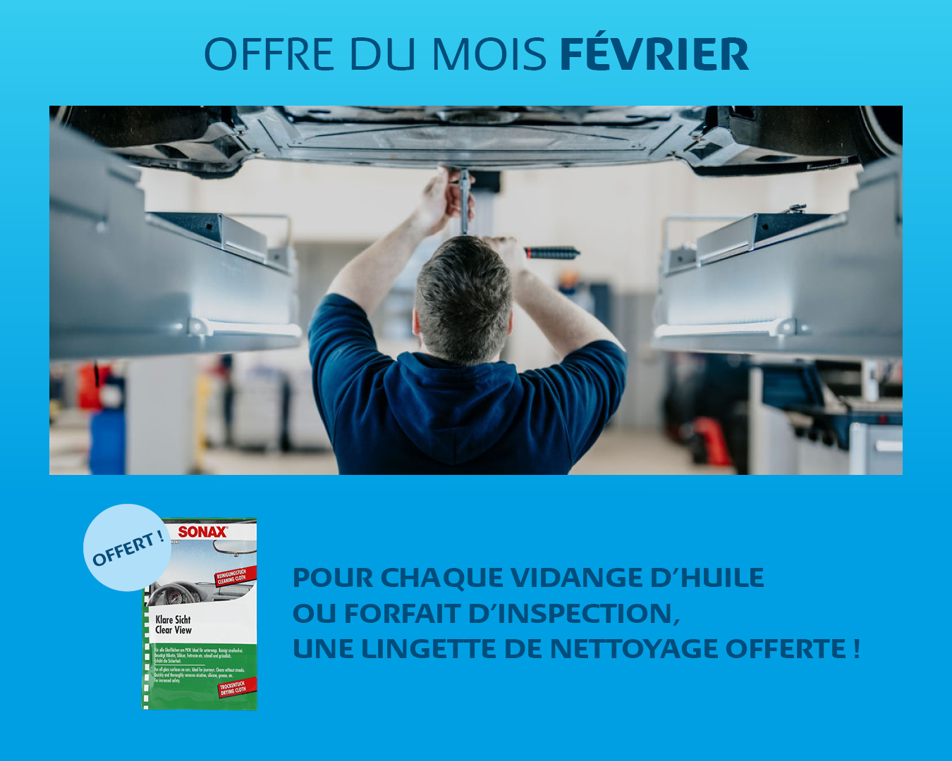 Offre du mois de février